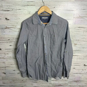 Ted baker  button down shirt gray size 3 medium top